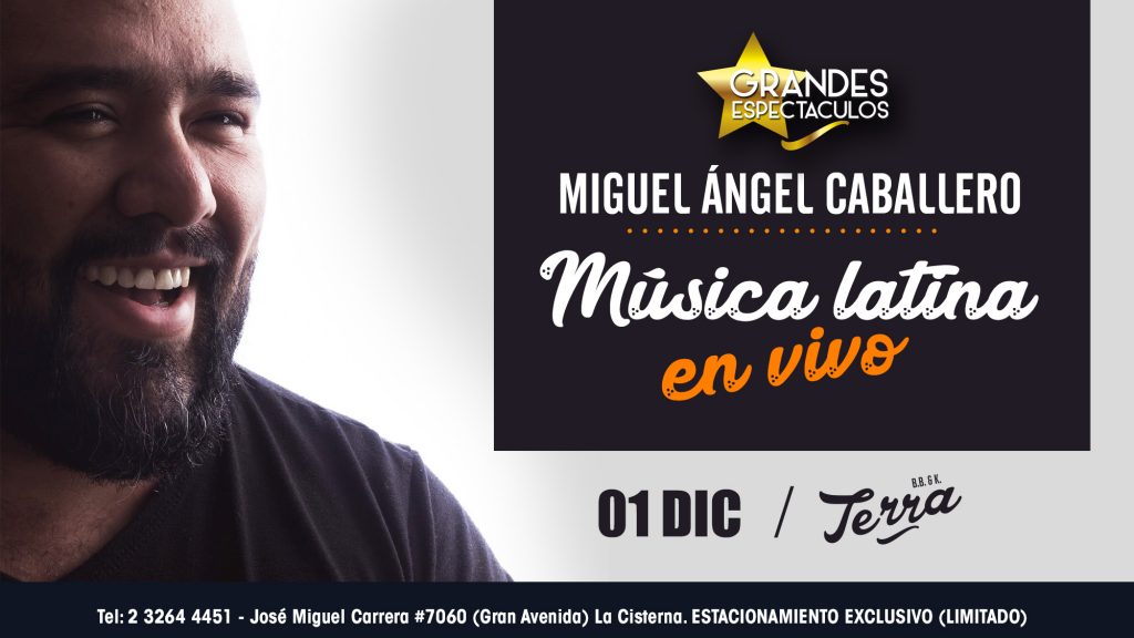 Miguel Angel Caballero - Afiche Dic