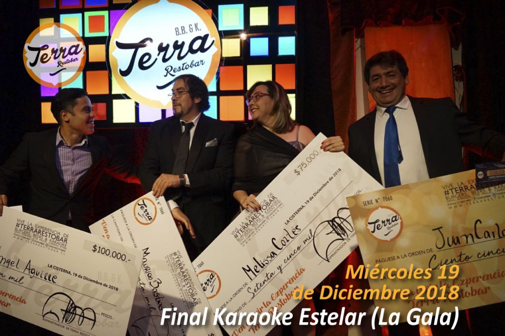 Terra Restobar - Final-Karaoke-Estelar-La-Gala-Portada - La Cisterna - Gran Avenida