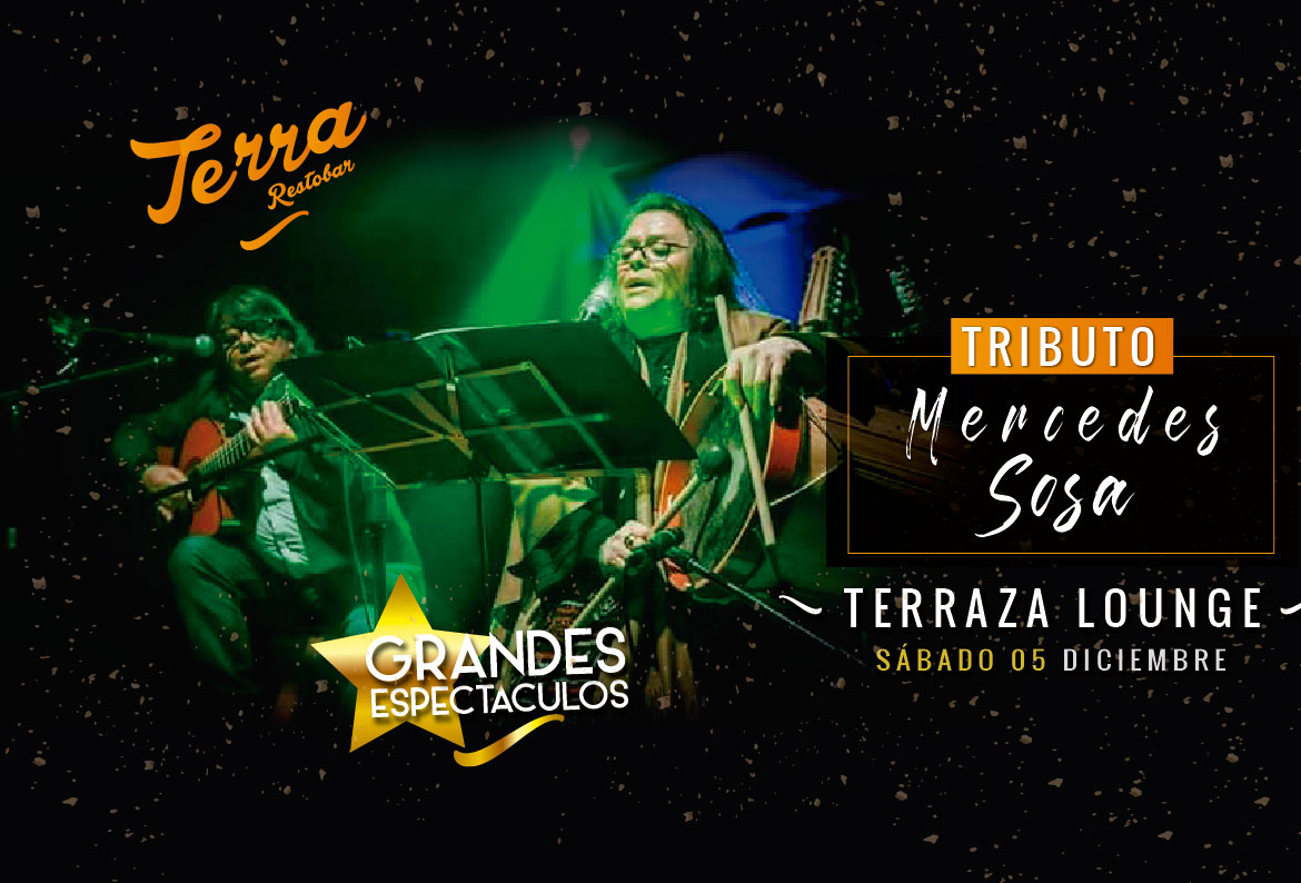 Tributo Mercedes -Sosa - Terra Restobar - Diciembre 2020